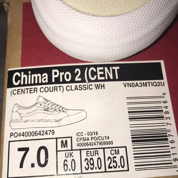 &gt;Ⓜ️CHIMA PRO 2 FERGUSON SYDNEY CENTER COURT UTRA CUSH LITE 3D BRAND NEW VANS
