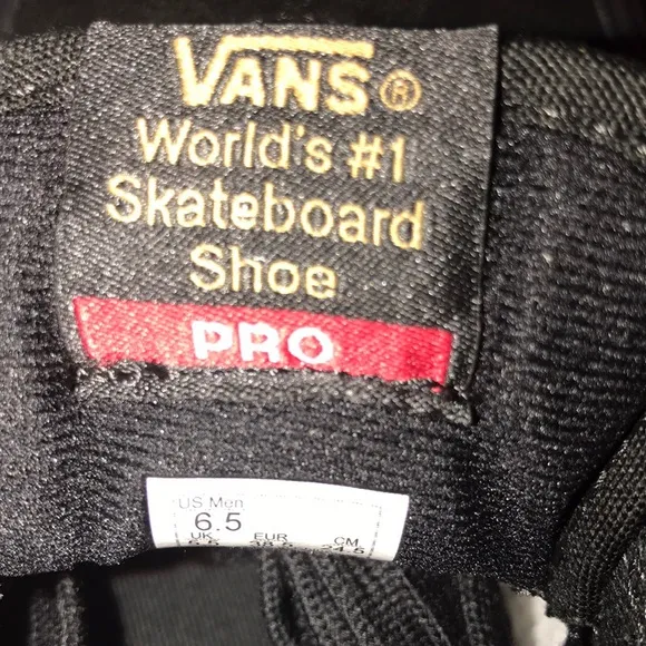 &gt;Ⓜ️STYLE 112 PRO BLACK/CUMIN WOLD’S 🌎#1 SKATEBOARD SHOES LOW TOP BRAND NEW VANS
