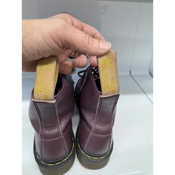 &quot;Dr. MARTEN'S&quot; ,Vegan,14045,Brown/Burgundy,M7, W8, Combat Boots,