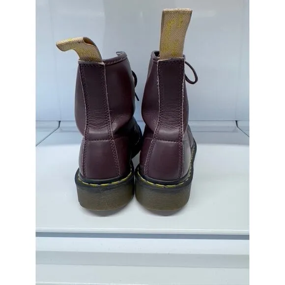 &quot;Dr. MARTEN'S&quot; ,Vegan,14045,Brown/Burgundy,M7, W8, Combat Boots,