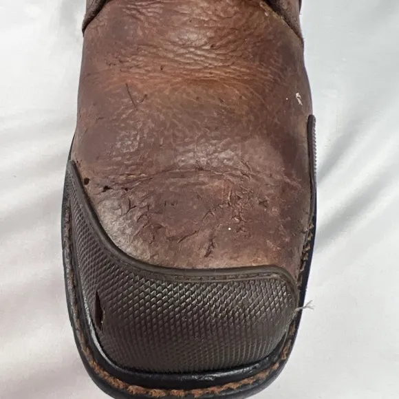 Ariat 8&quot; Overdrive Comp Toe Performance Work Boot Chestnut Brown Men Size 13D