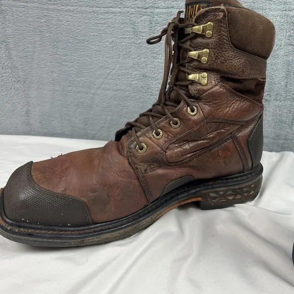 Ariat 8&quot; Overdrive Comp Toe Performance Work Boot Chestnut Brown Men Size 13D