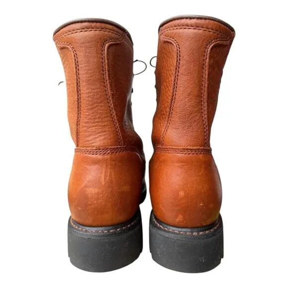 Ariat Cascade Work Lacer Boot Tan Leather Men size 11 EE