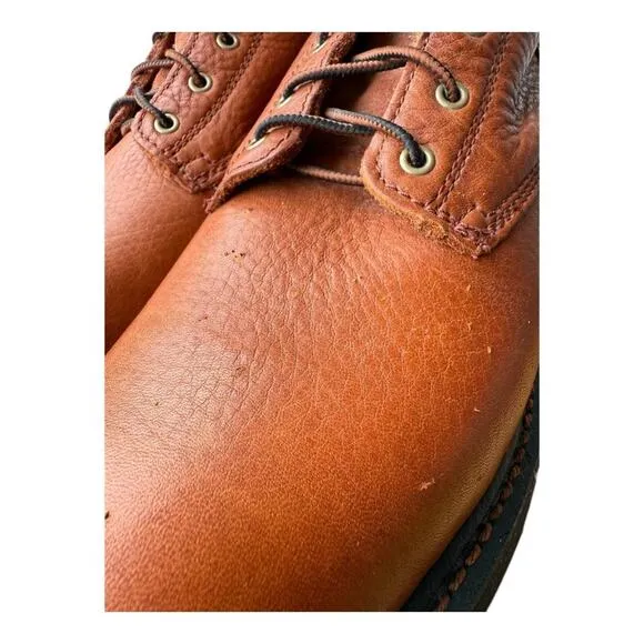 Ariat Cascade Work Lacer Boot Tan Leather Men size 11 EE