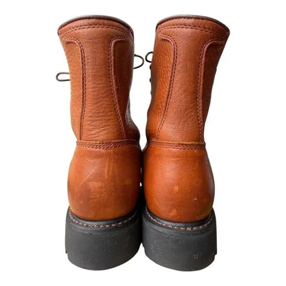 Ariat Cascade Work Lacer Boot Tan Leather Men size 11 EE