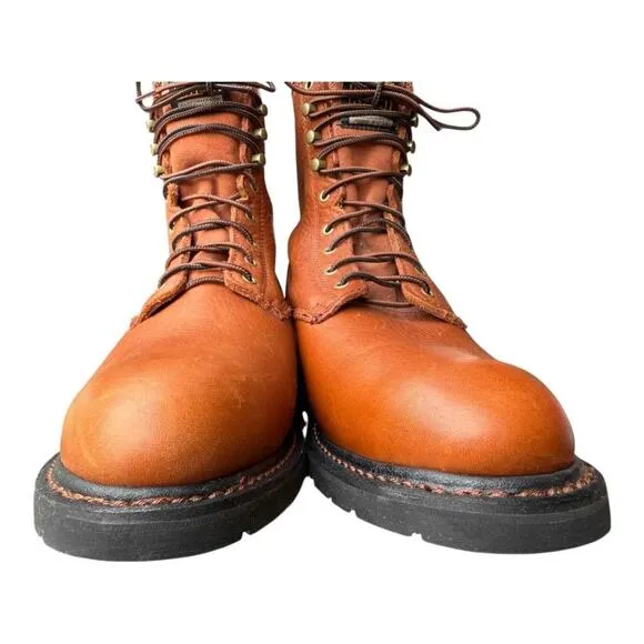 Ariat Cascade Work Lacer Boot Tan Leather Men size 11 EE