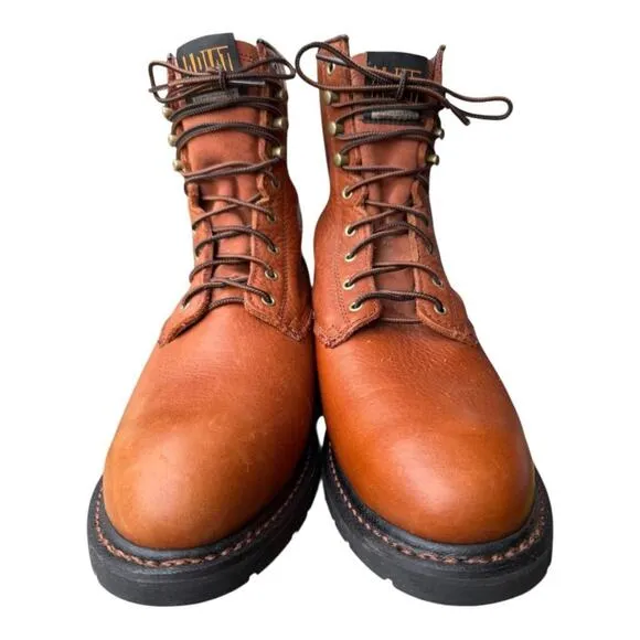 Ariat Cascade Work Lacer Boot Tan Leather Men size 11 EE