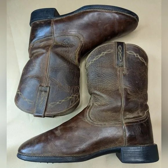 ARIAT Heritage Roper Western Cowboy Boots Brown 10002284 Men  9.5 EE