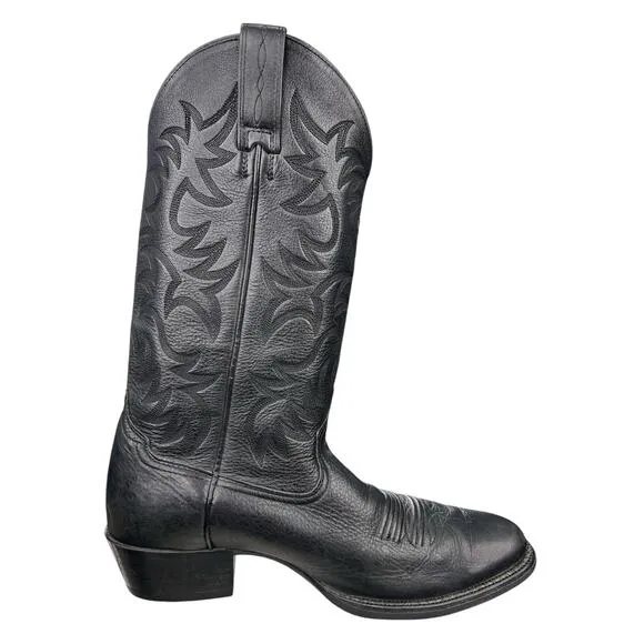 Ariat Men’s Heritage Black Leather Western Cowboy Boot Size US  10.5 D
