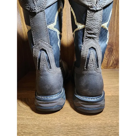 Ariat® Size 10.5D Men's Iron Coffee Workhog XT VentTEK Work Boots 10031507