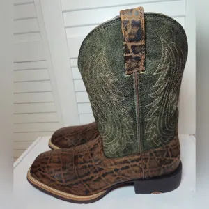 Ariat Sport Big Country Performance Western Boot Square Toe 10050935 Men Size 10