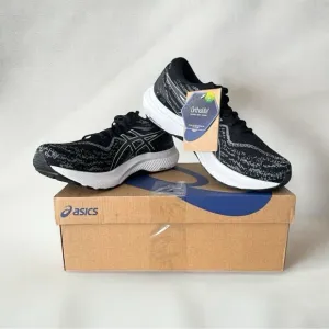 ASICS Gel-Kayana 29 Black and White Athletic Running Shoes Women’s 9.5 Wide