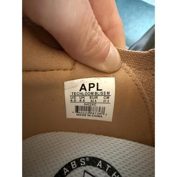 Athletic Propulsion Labs APL TechLoom Bliss Caramel Parchment Shoes - Men's 9.5