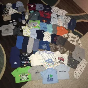 Baby boy preemie, newborn &amp; 0-3 clothes