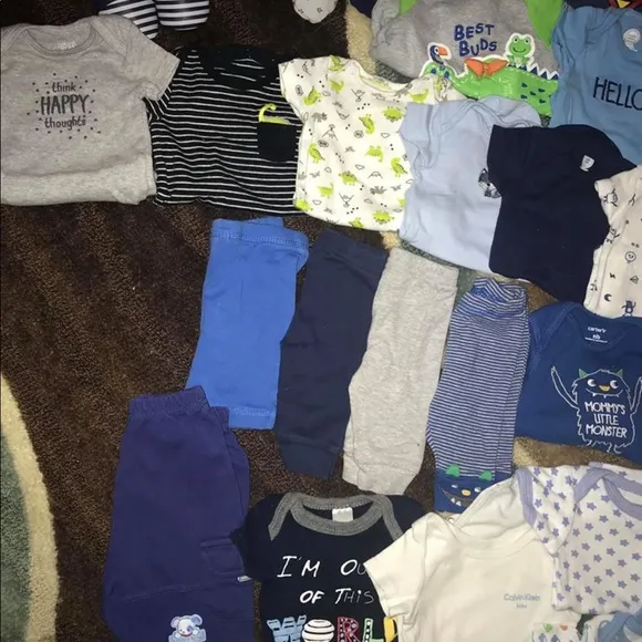Baby boy preemie, newborn &amp; 0-3 clothes
