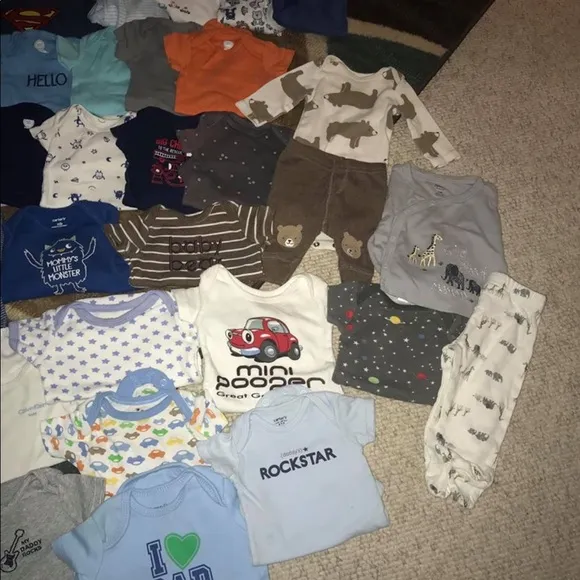 Baby boy preemie, newborn &amp; 0-3 clothes