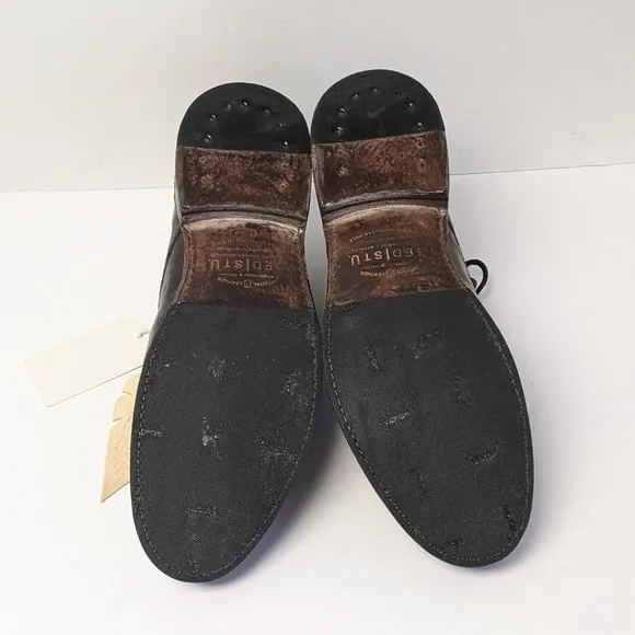 Bed Stu Clyde Distressed Boots, Brown Leather, Men's 10.5 M