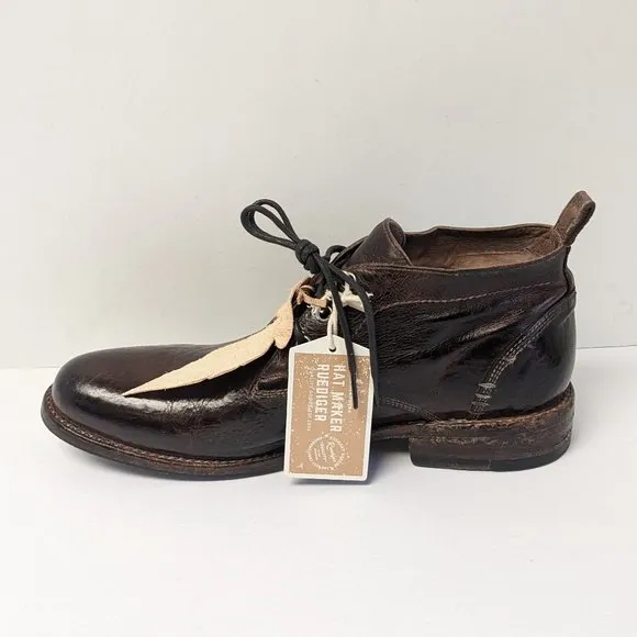 Bed Stu Clyde Distressed Boots, Brown Leather, Men's 10.5 M