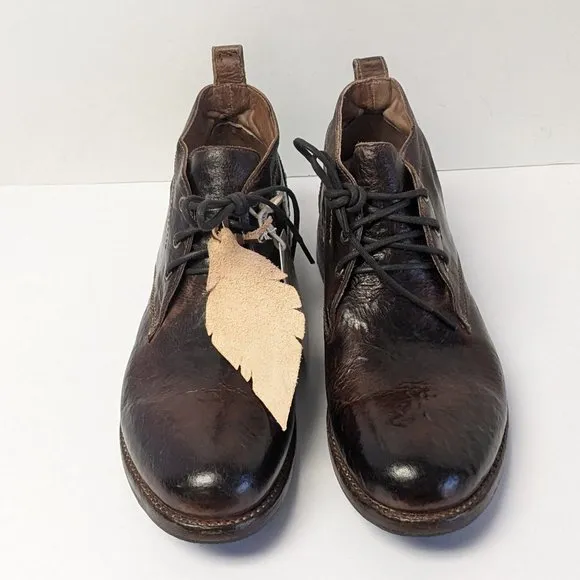 Bed Stu Clyde Distressed Boots, Brown Leather, Men's 10.5 M