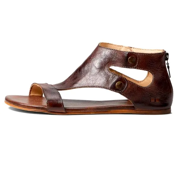 BED STU, SOTO, Size 7.5, Leather Sandals, Rich Deep, Brown, NWT! New in Box!