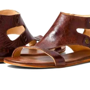 BED STU, SOTO, Size 7.5, Leather Sandals, Rich Deep, Brown, NWT! New in Box!