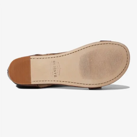 BED STU, SOTO, Size 7.5, Leather Sandals, Rich Deep, Brown, NWT! New in Box!