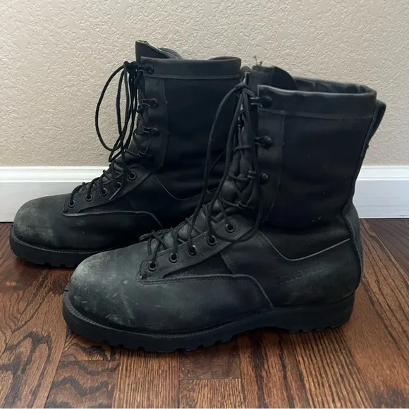 Belleville Flyer Combat Boots 700 Men Sz 10 W Black Lightweight Summer Gore-Tex