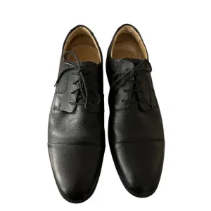 Belvedere Men 13  Studio Oxford Shoes Duke Black Leather Cap Toe Brazil Classic