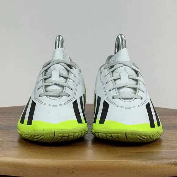 Big‎ Kids Adidas X Crazyfast.4 White Green Indoor Soccer Cleats Shoes Size 5 Y