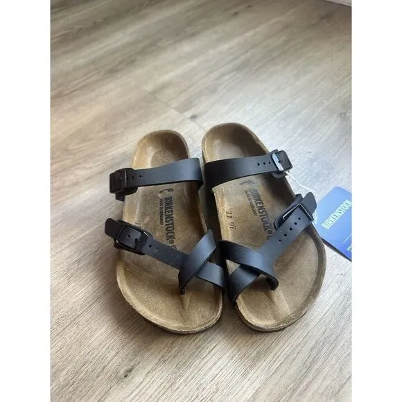 Birkenstock sandals Mayari Little Kids Size 30 Black Leather US Size K 12