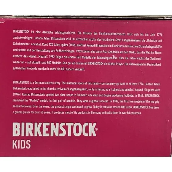 Birkenstock sandals Mayari Little Kids Size 30 Black Leather US Size K 12
