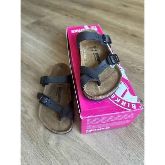 Birkenstock sandals Mayari Little Kids Size 30 Black Leather US Size K 12