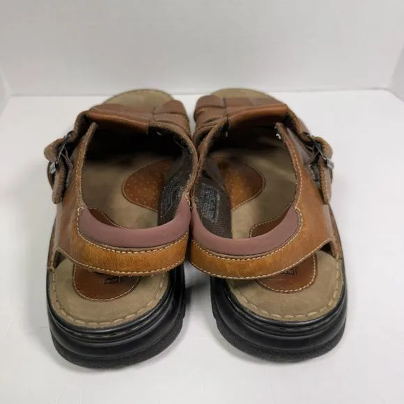 BJORNDAL MEN'S SANDALS HIKING WALKING SIZE LEATHER UPPER FISHERMAN SIZE 12M