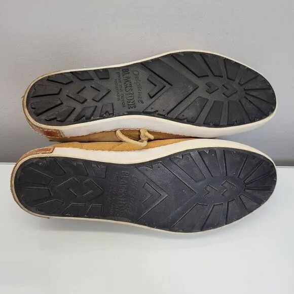 Blackstone‎ Chukka Boots Men EU 42 US 9 Tan Ankle Suede Leather Retro 70s Hippie