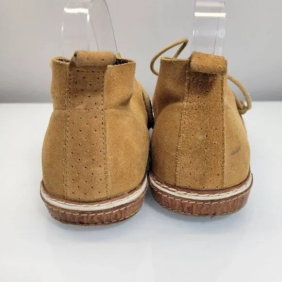 Blackstone‎ Chukka Boots Men EU 42 US 9 Tan Ankle Suede Leather Retro 70s Hippie
