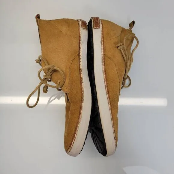Blackstone‎ Chukka Boots Men EU 42 US 9 Tan Ankle Suede Leather Retro 70s Hippie