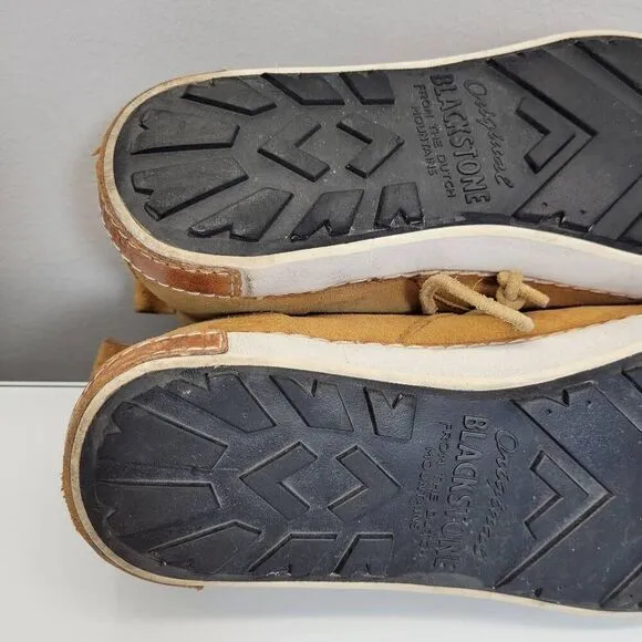 Blackstone‎ Chukka Boots Men EU 42 US 9 Tan Ankle Suede Leather Retro 70s Hippie