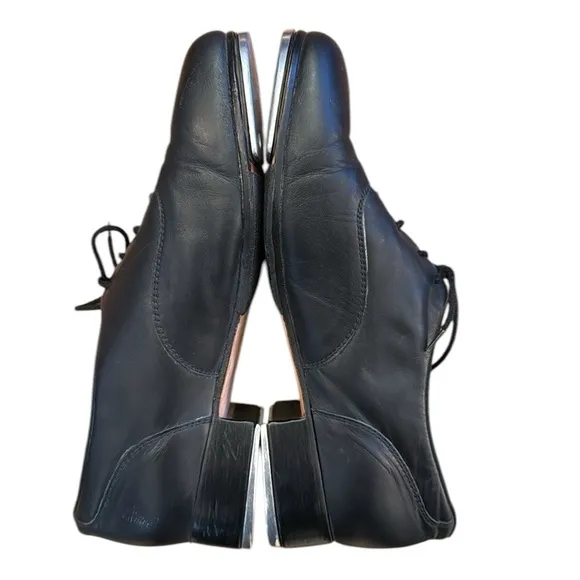 Bloch Women’s Respect #0 Shockwave Leather Tie Up Tap Dance Shoes Size 10M Black