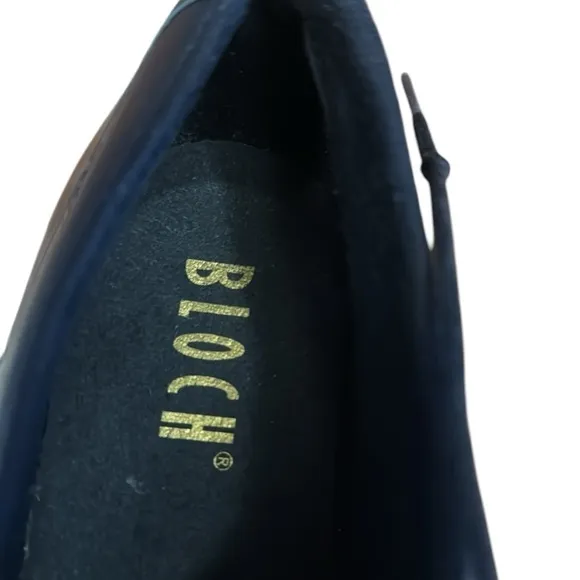 Bloch Women’s Respect #0 Shockwave Leather Tie Up Tap Dance Shoes Size 10M Black