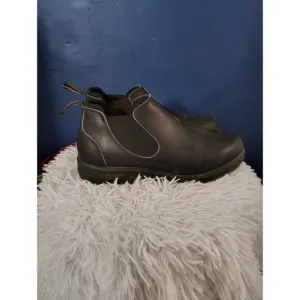 Blundstone Stout Black Leather Chelsea Shoe Boots Size 7.5 AU 8.5 US Men