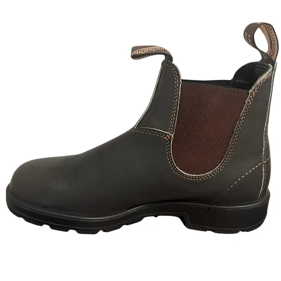 Blundstone Women's Brown Leather Boots 500 Chelsea Boots Size 10.5 US
