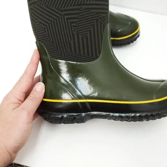 BOGS Kids Olive Green Unisex Classic High Waterproof Insulated Rubber Boots