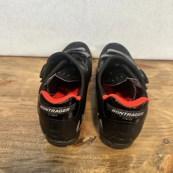 Bontrager Katan Cycling Biking Shoes Mens US 9 Mountain Bike Straps Black