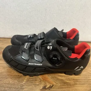 Bontrager Katan Cycling Biking Shoes Mens US 9 Mountain Bike Straps Black