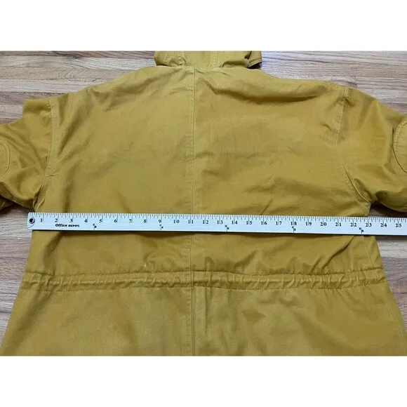 Braefair Women's Jacket Firemans Reversible Hooded Long Sleeve Cotton M Green