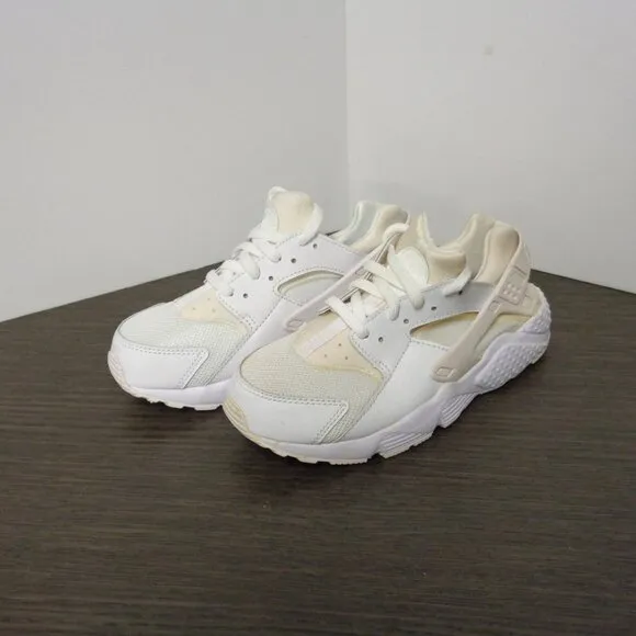 Brand New Nike Huarache Youth Running Shoes White New In Box Sz 11 704949-110 F5