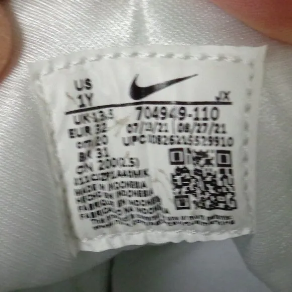 Brand New Nike Huarache Youth Running Shoes White New In Box Sz 11 704949-110 F5