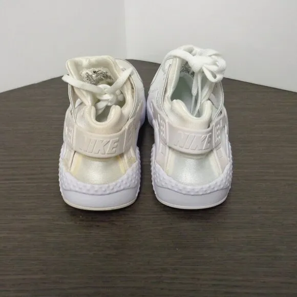Brand New Nike Huarache Youth Running Shoes White New In Box Sz 11 704949-110 F5