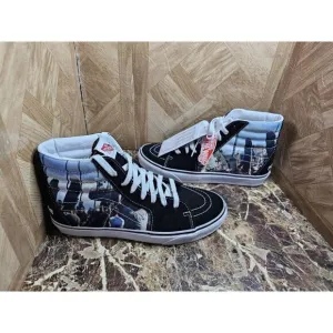 Brand New Vans Men's Off The Wall Skateboard Hi-top Fashion Shoes Size 10.  55
