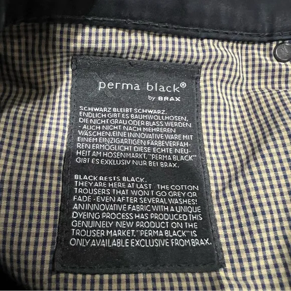 Brax Cooper Perma Black Five Pocket Pants 34x32